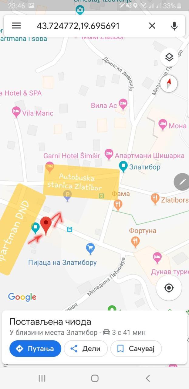Apartman Dnd Zlatibor Sa Garazom Zewnętrze zdjęcie